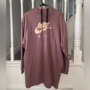 Nike Sports Wear - Sweater Dress - Mauve/Rose Gold women size small
